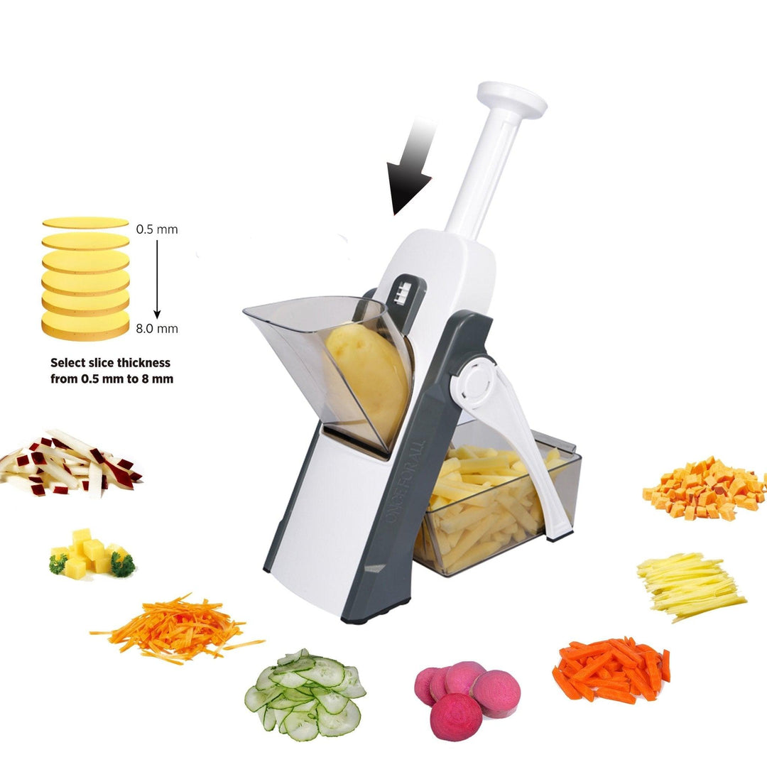 Smart Multifunctional Safe Vegetable Slicer - qivii