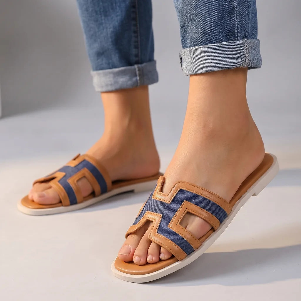 Sonia Colorblock Sandals