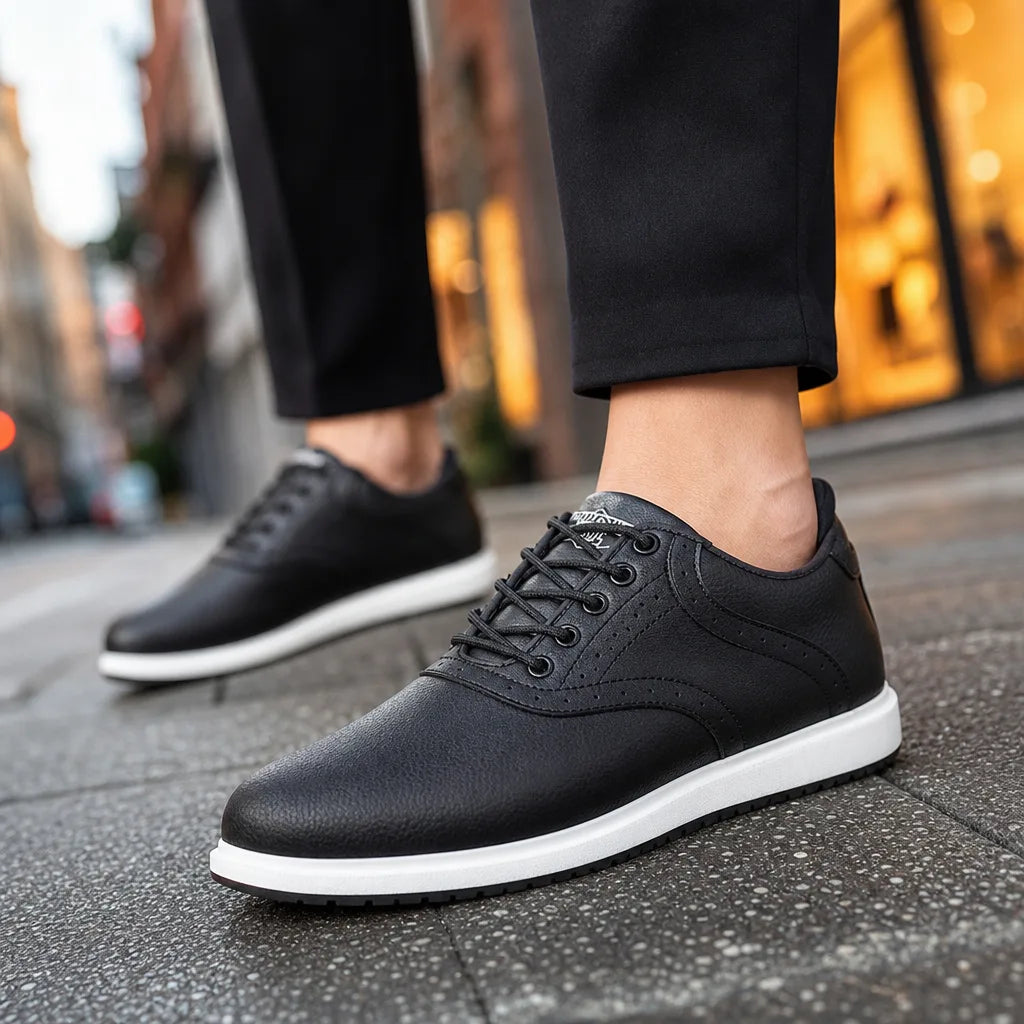 Sutton Lace-Up Court Sneakers