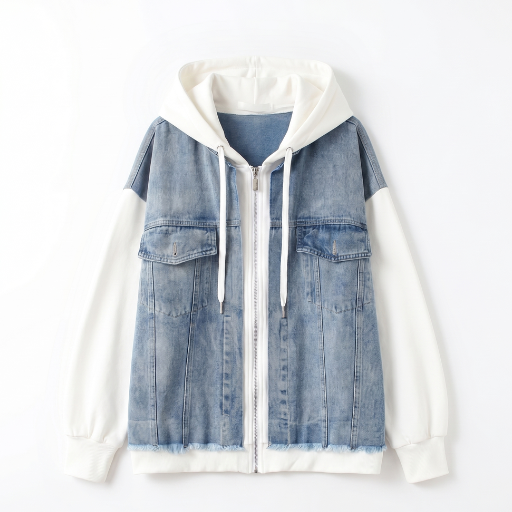 Sylvia Layered Denim Jacket