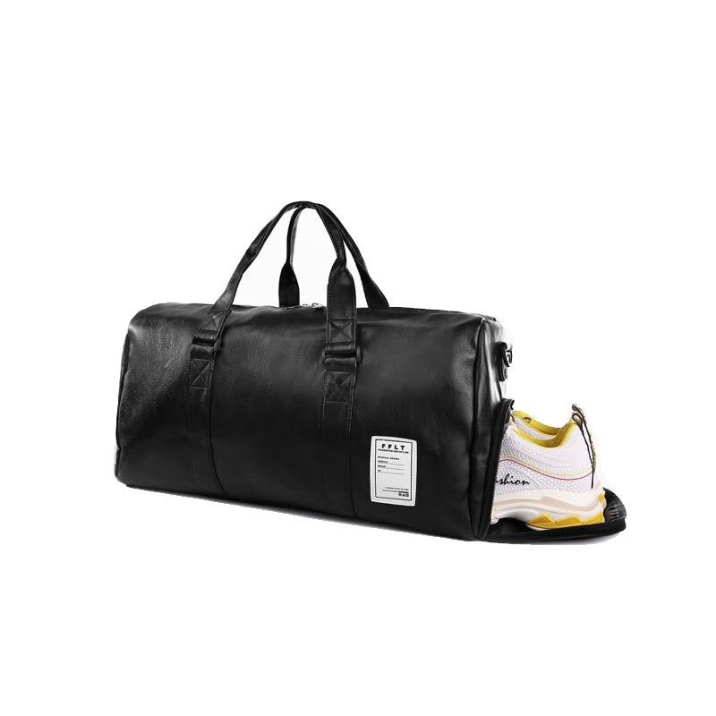 Synthetic Leather Sports Gym Bag  - By Qivii