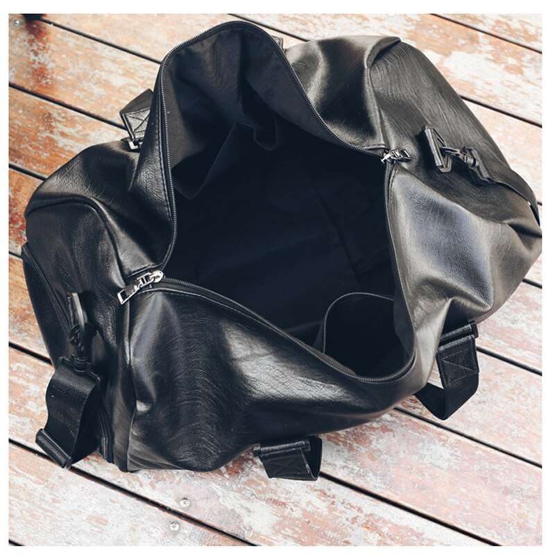 Synthetic Leather Sports Gym Bag  - By Qivii