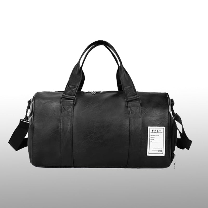 Synthetic Leather Sports Gym Bag  - By Qivii