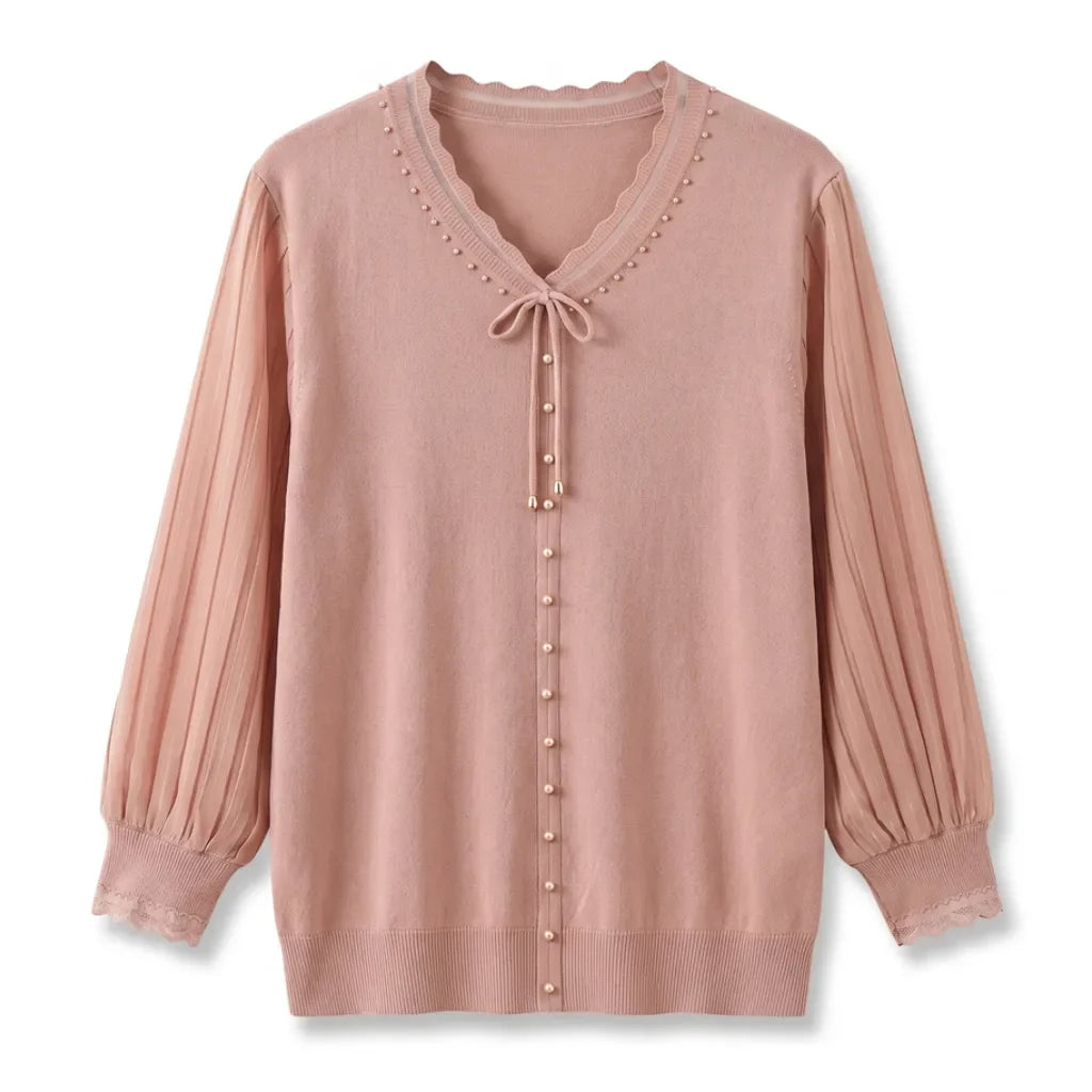 Tally V-Neck Knit Shirt