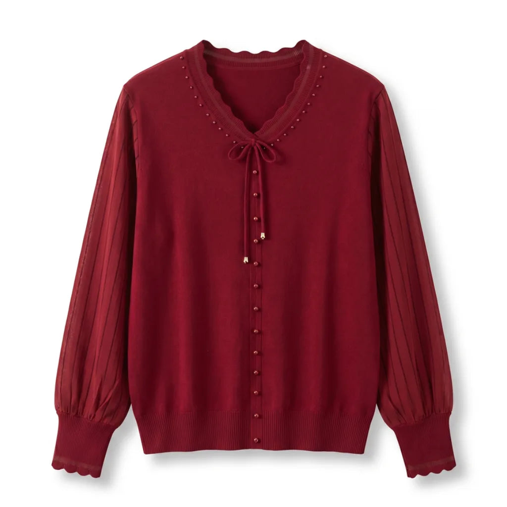 Tally V-Neck Knit Shirt