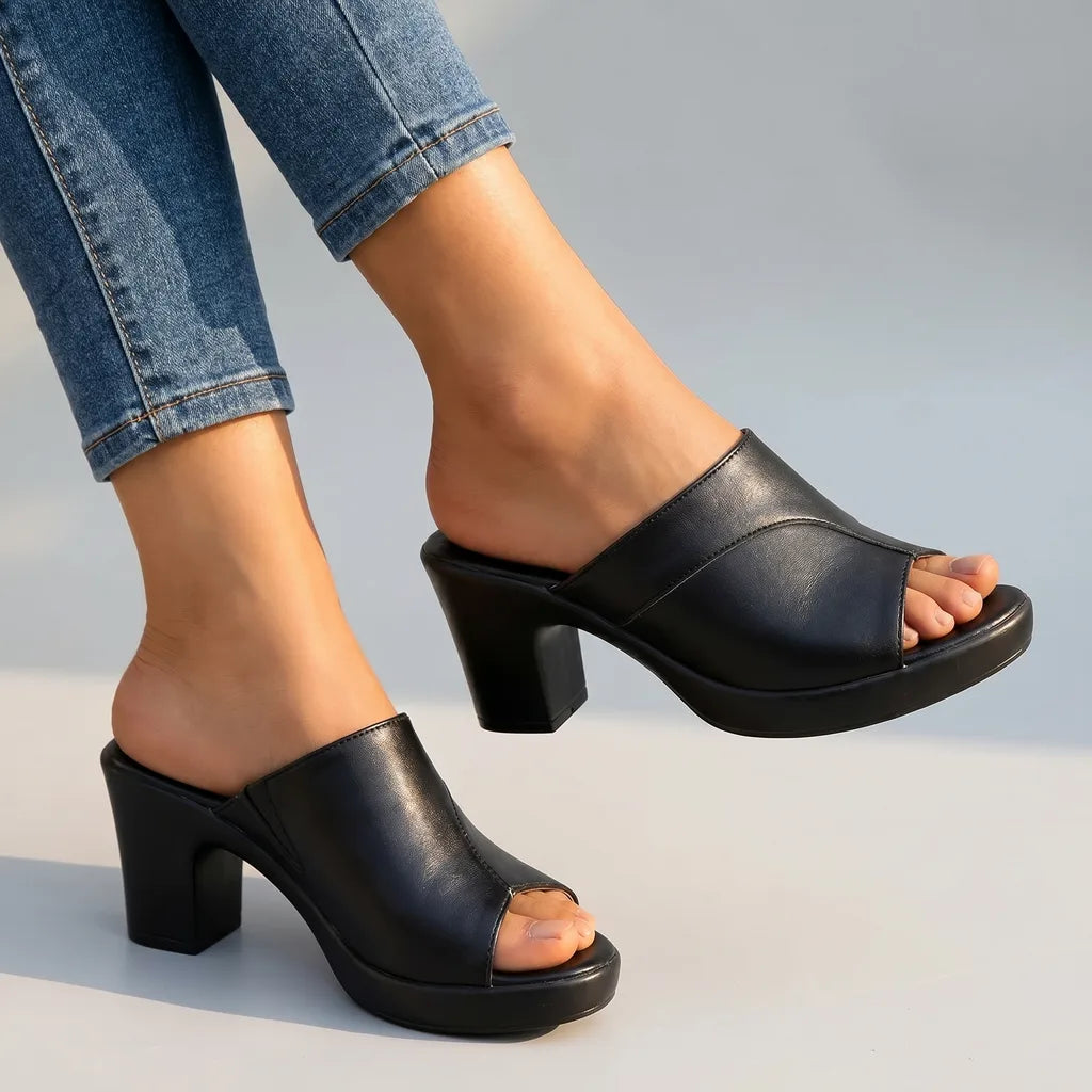 Tess Open Toe Slides