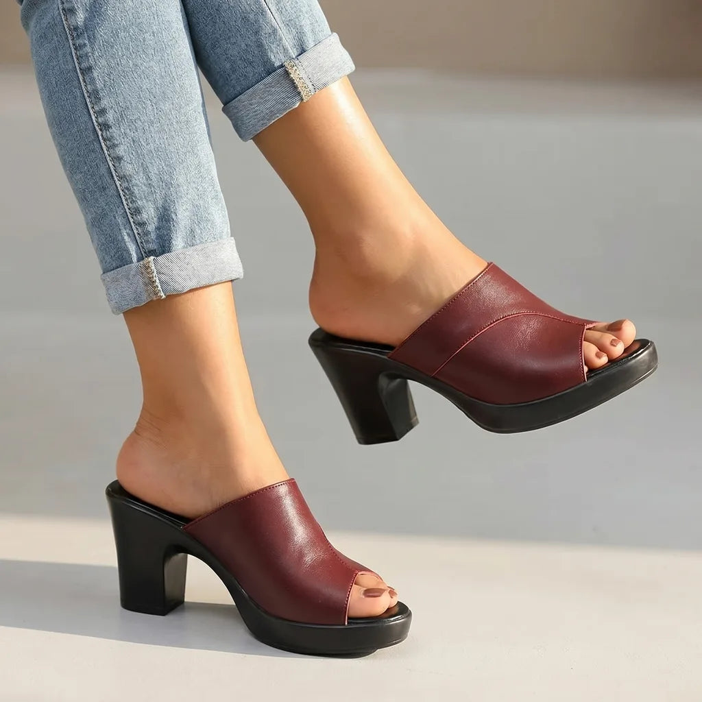 Tess Open Toe Slides