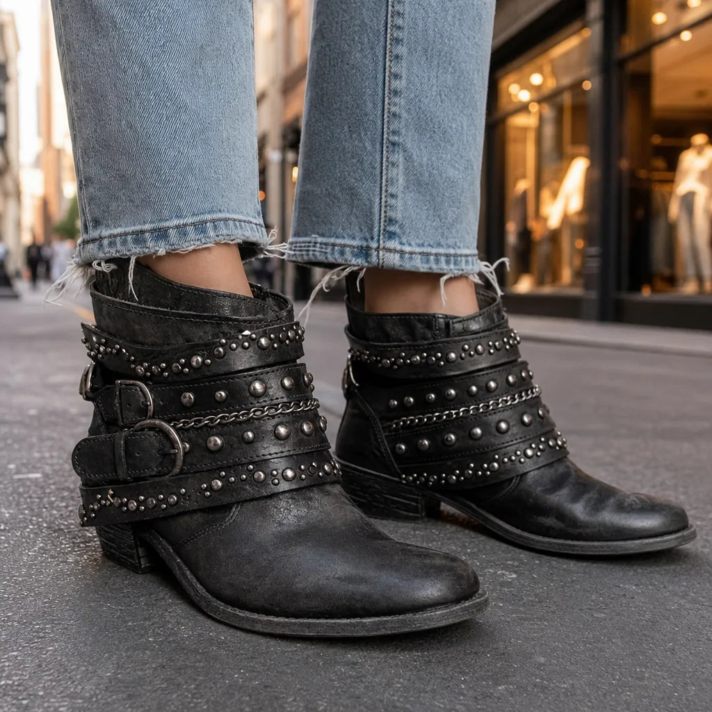 Thea | Women's Fall Western Ankle Boots