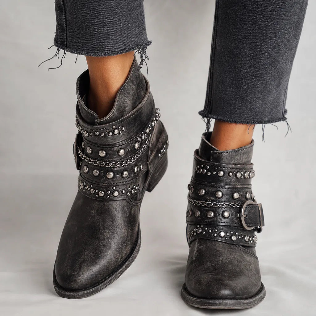 Thea | Women's Fall Western Ankle Boots