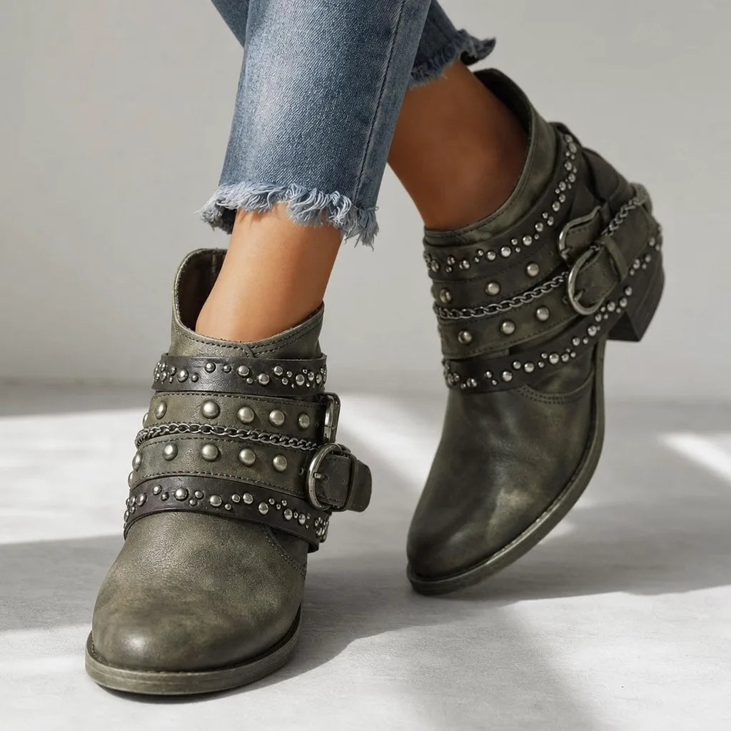 Thea | Women's Fall Western Ankle Boots