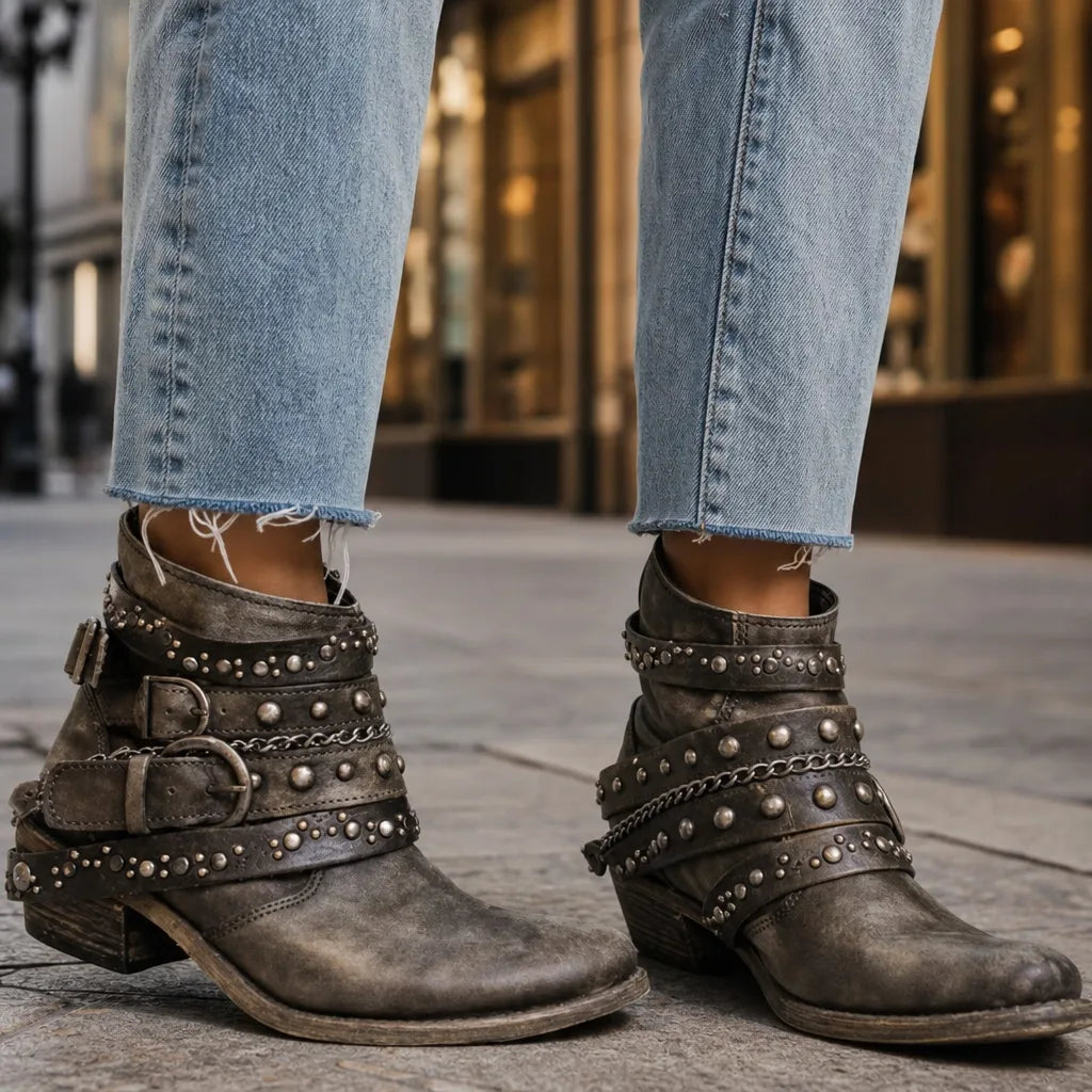 Thea | Women's Fall Western Ankle Boots