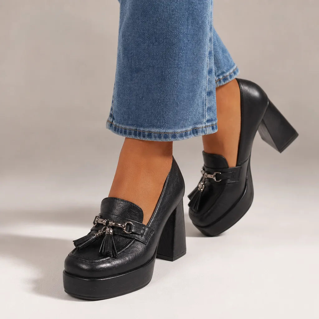 Thorne Tassel Platform Heels