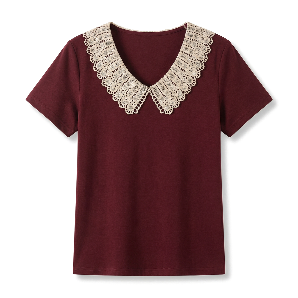 Tiffany Lace Trim Top