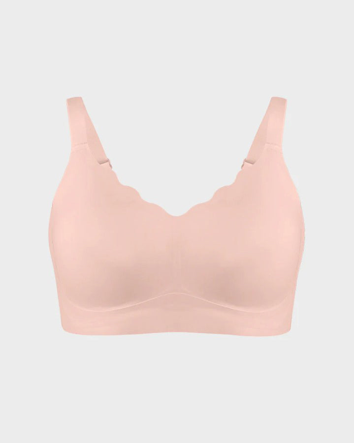 Women's Seamless Breathable Wire Free Comfort Push Up Bra  - By Qivii