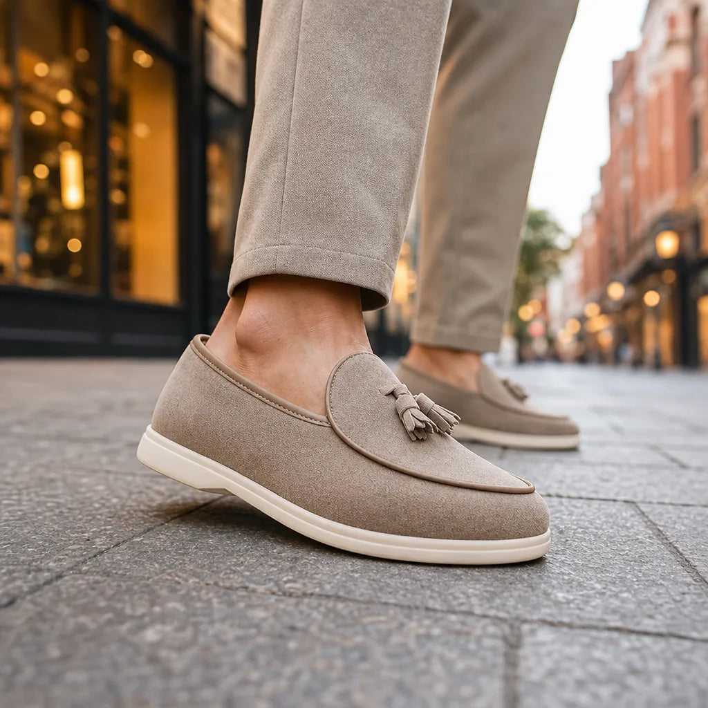 Toby | Men's Luxury Tassel Loafers  - By Qivii