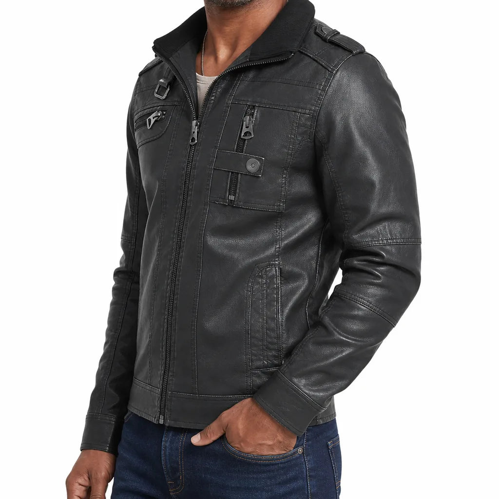 Torin | Mens Fall Leather Moto Jacket