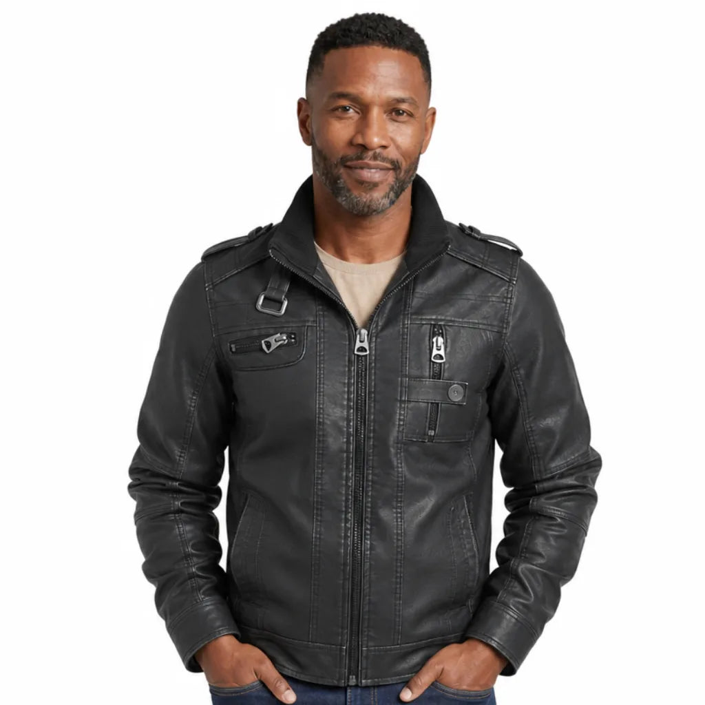 Torin | Mens Fall Leather Moto Jacket