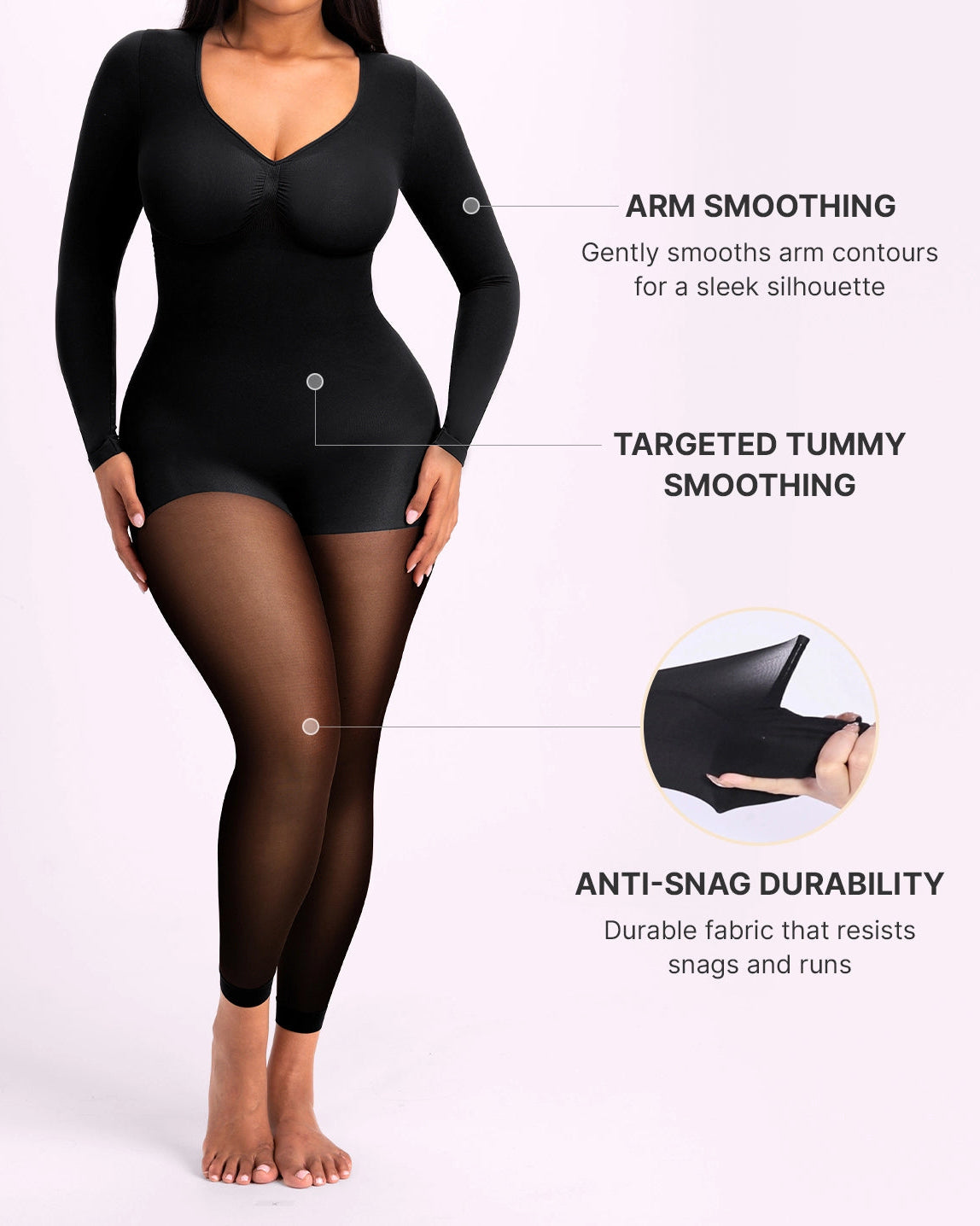 Seamless High Compression Full Coverage Bodysuit