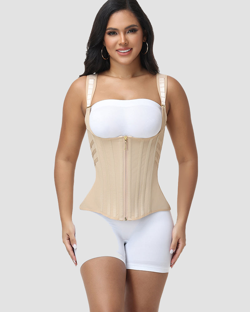 Shapshe® Double Layer Compression Curved Boned Waist Trainer