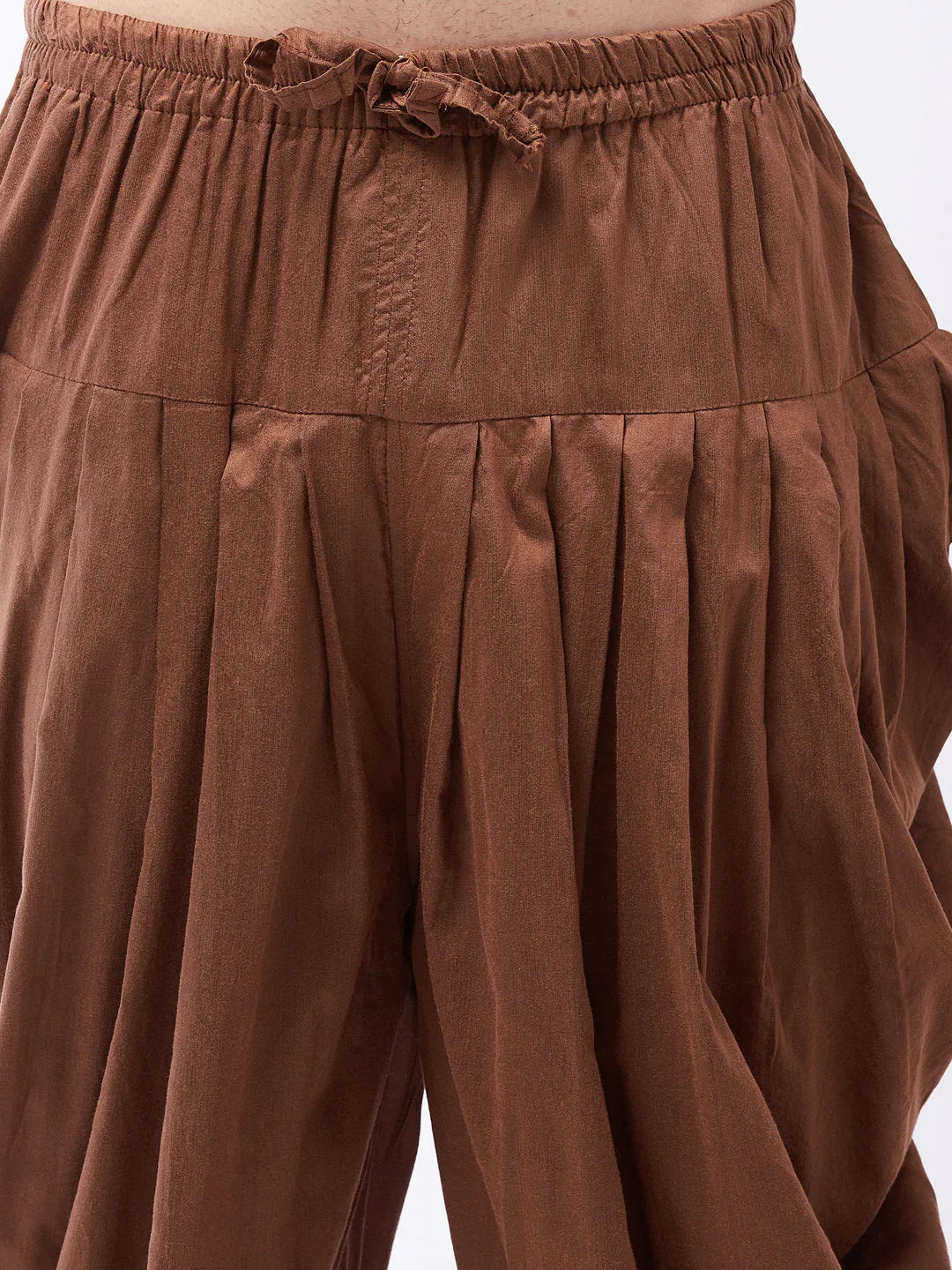 Men's Beige, Grey And Coffee Brown Silk Blend Sherwani Set