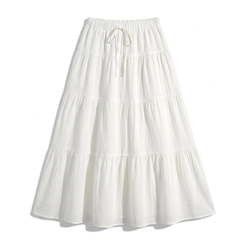 Victoria Tie-Waist Maxi Skirt