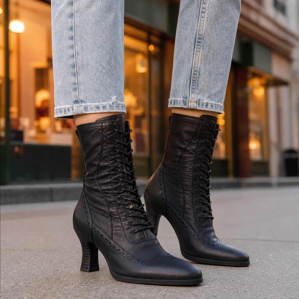 Vivienne | Women's Fall Ankle Lace Boots