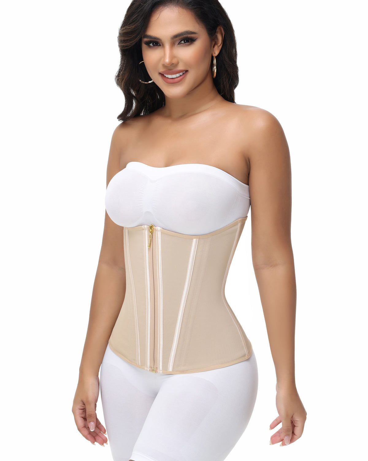 Shapshe® Fajas Colombianas Double Compression Tummy Control Waist Trainer