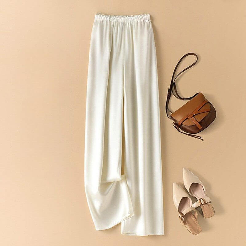 Luna Serena Satin Pants  - By Qivii