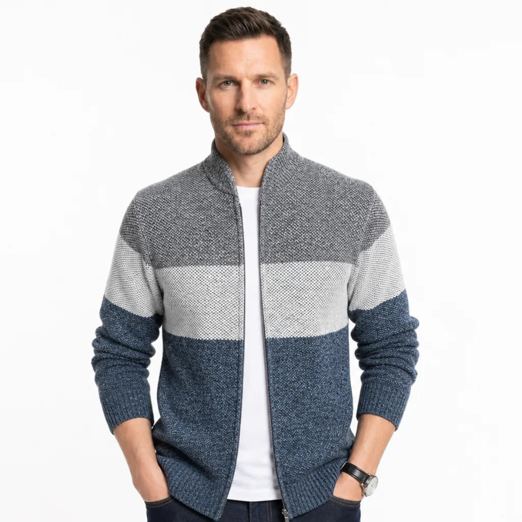 Weston Colorblock Knit Jacket