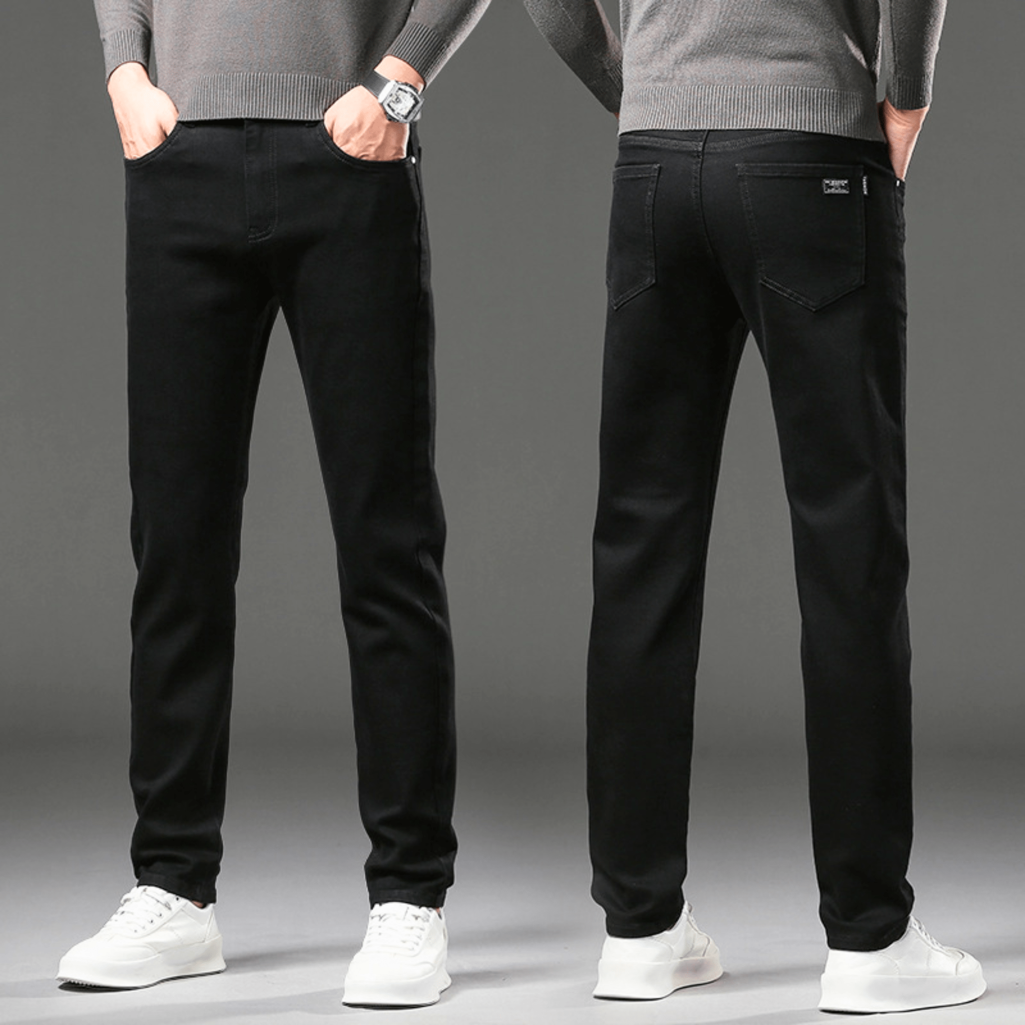 Chaud | THERMISCHE DENIM BROEK  - By Qivii