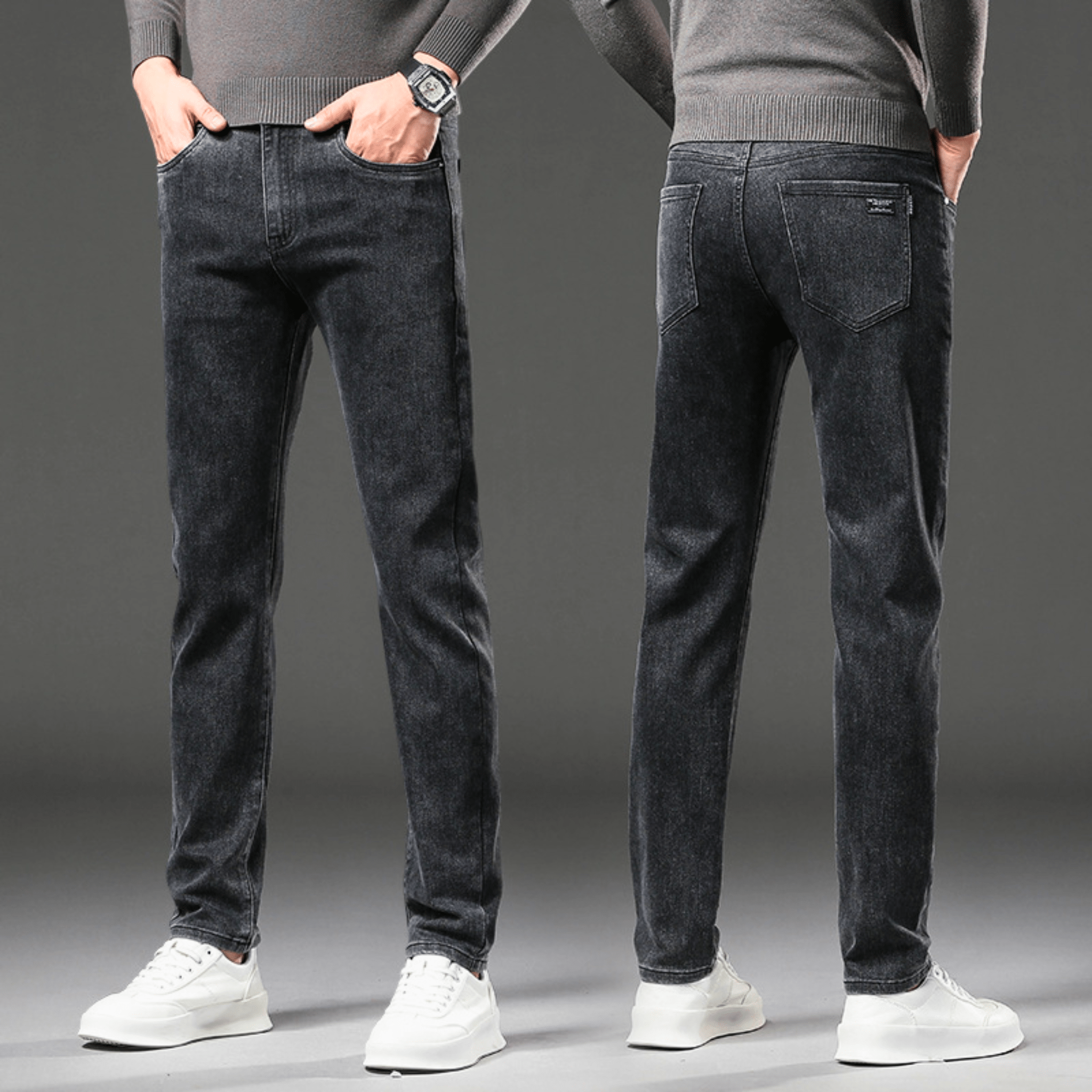 Chaud | THERMISCHE DENIM BROEK  - By Qivii