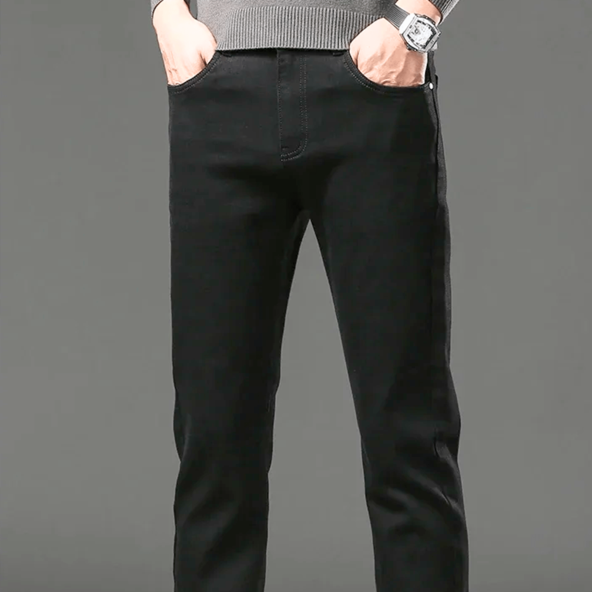 Chaud | THERMISCHE DENIM BROEK  - By Qivii