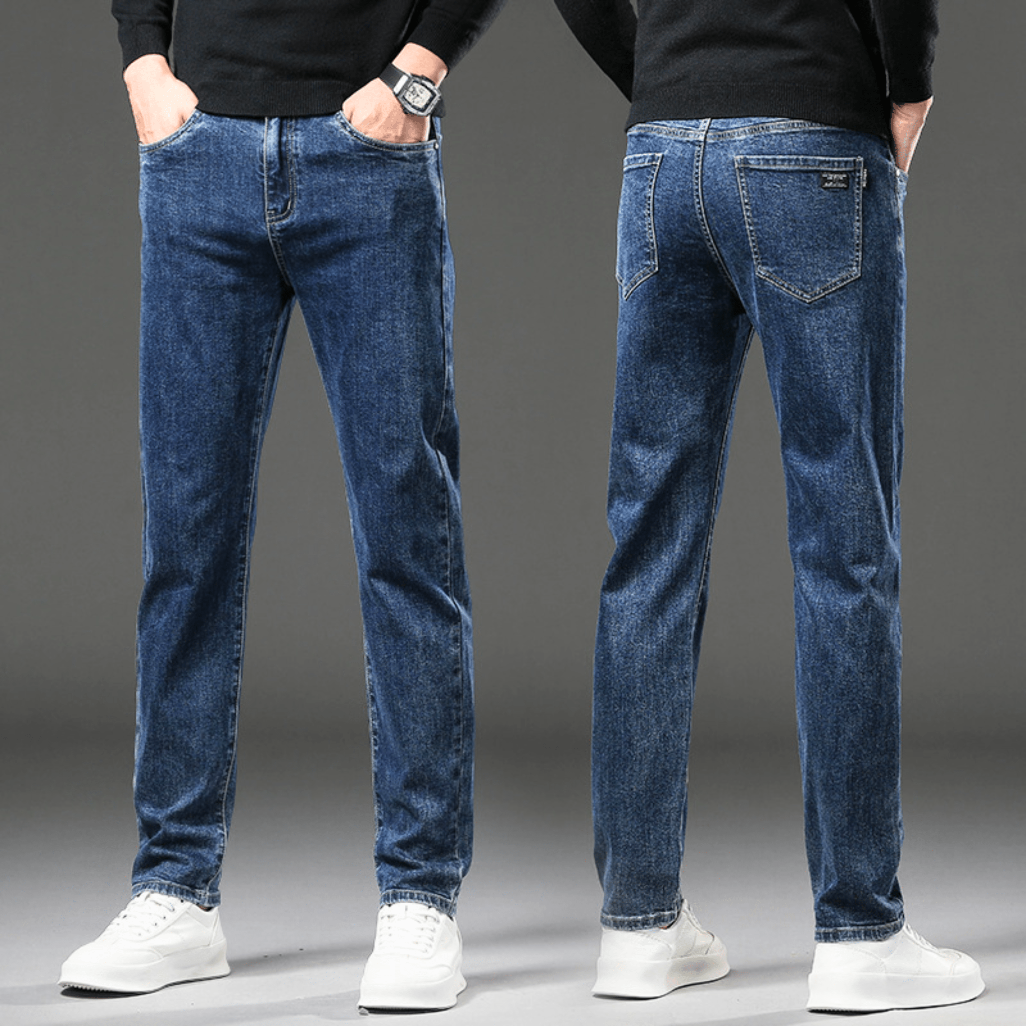 Chaud | THERMISCHE DENIM BROEK  - By Qivii