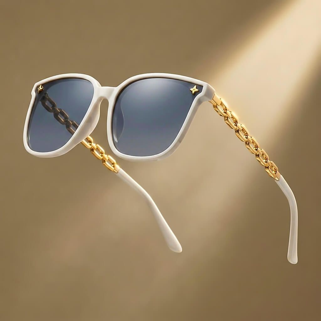 Chain Reaction Oversized Shades  - By Qivii