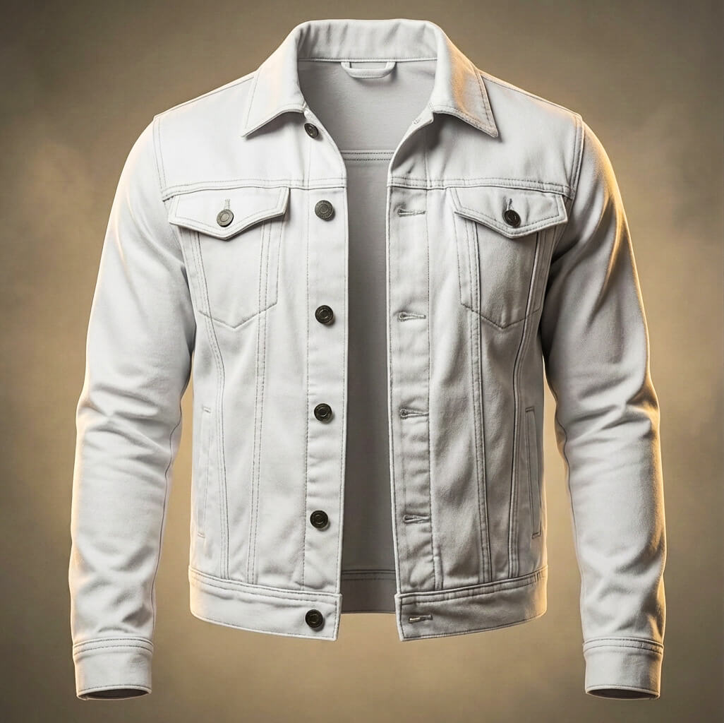Brock Organic Denim Jacket  - By Qivii
