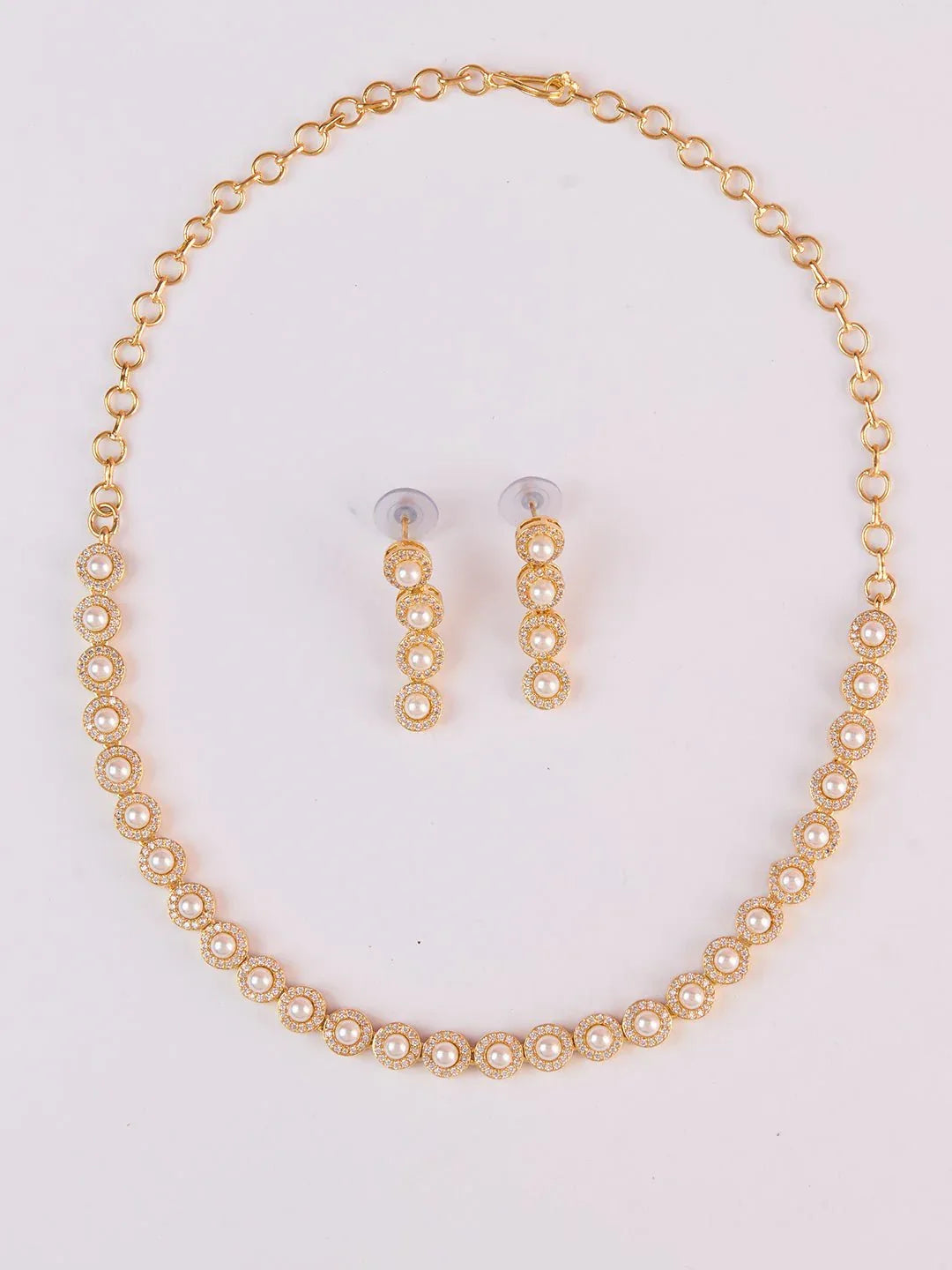 Women's Gold Rhodium Plated Necklace