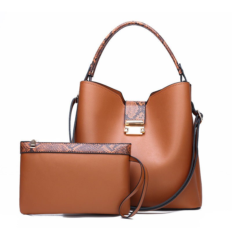 Women's Large-capacity Two-Piece Bag and Clutch  - By Qivii