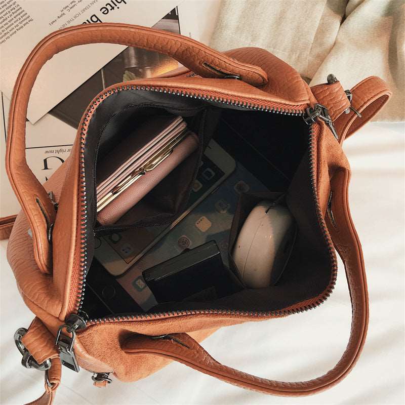 Women's Large Casual Shoulder Tote  - By Qivii
