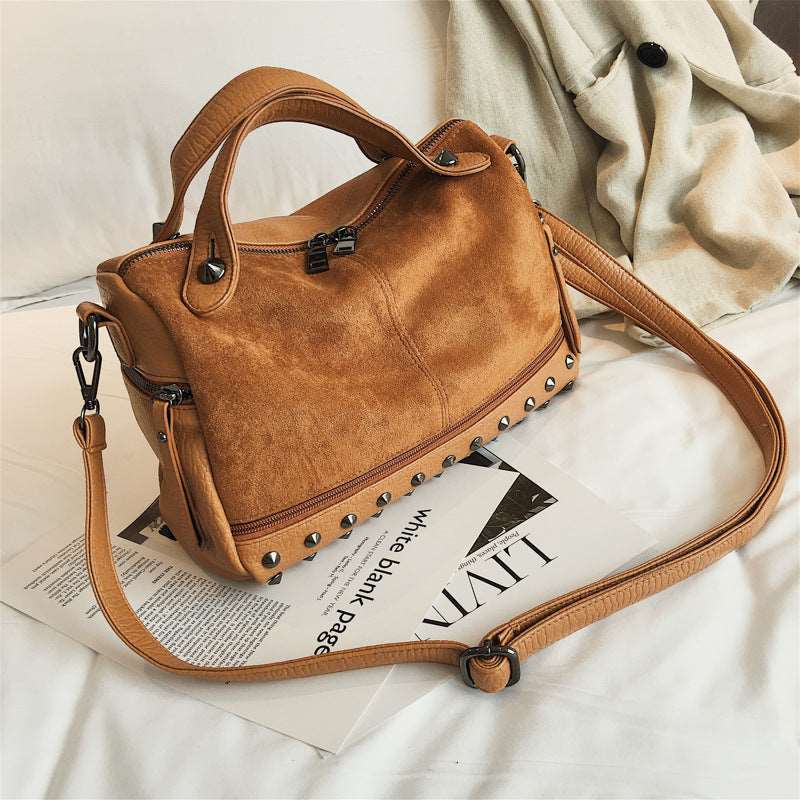 Women's Large Casual Shoulder Tote  - By Qivii