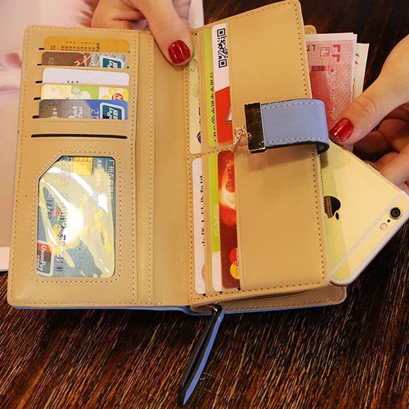 Women's Leaf Pattern Wallet  - By Qivii