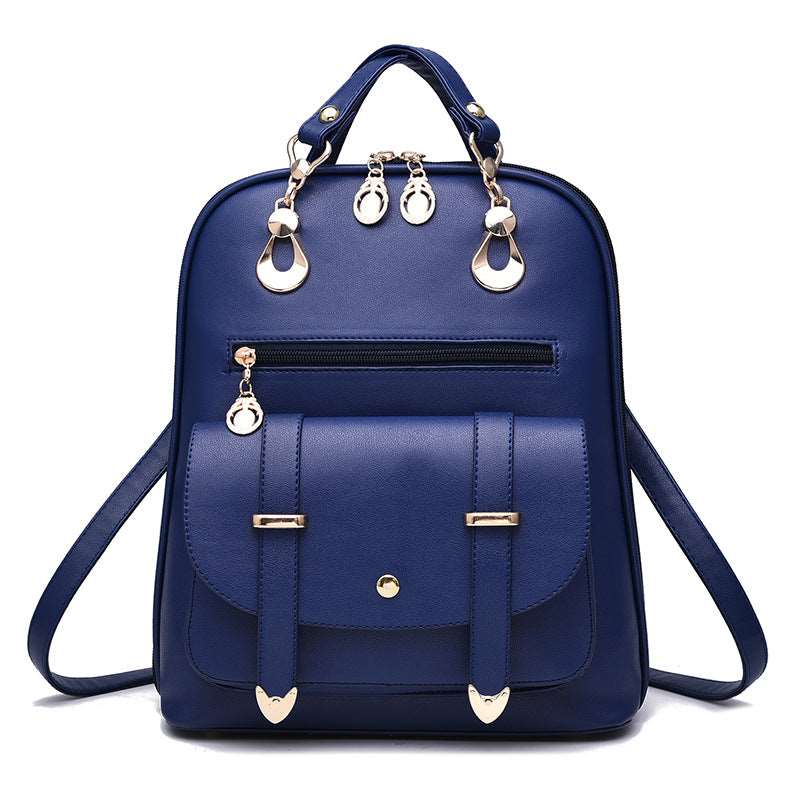 Women's Leather Dual-Use Backpack  - By Qivii