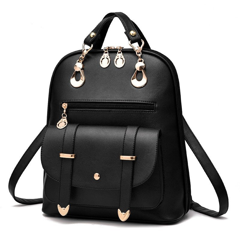 Women's Leather Dual-Use Backpack  - By Qivii