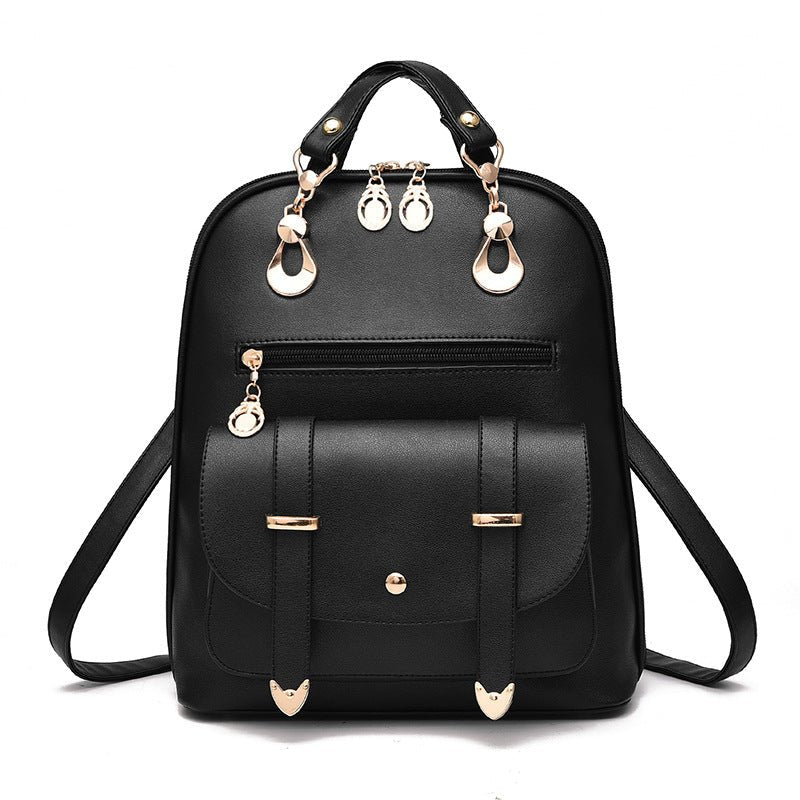 Women's Leather Dual-Use Backpack  - By Qivii