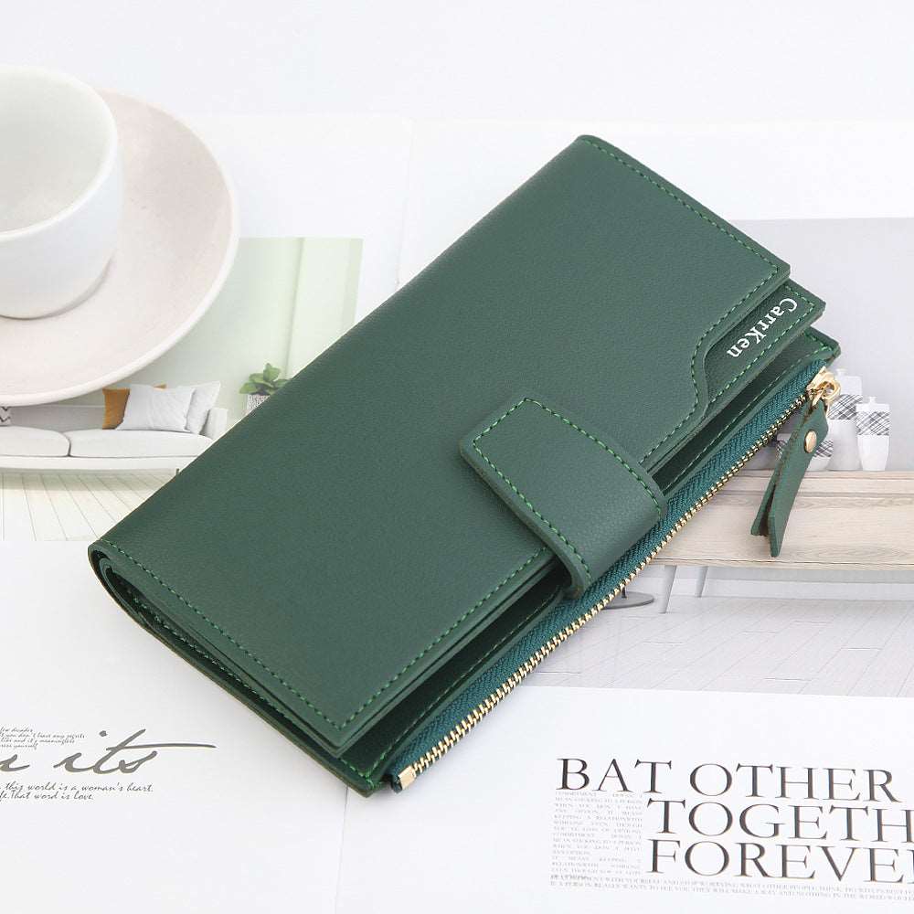 Women's Long Zipper Wallet  - By Qivii