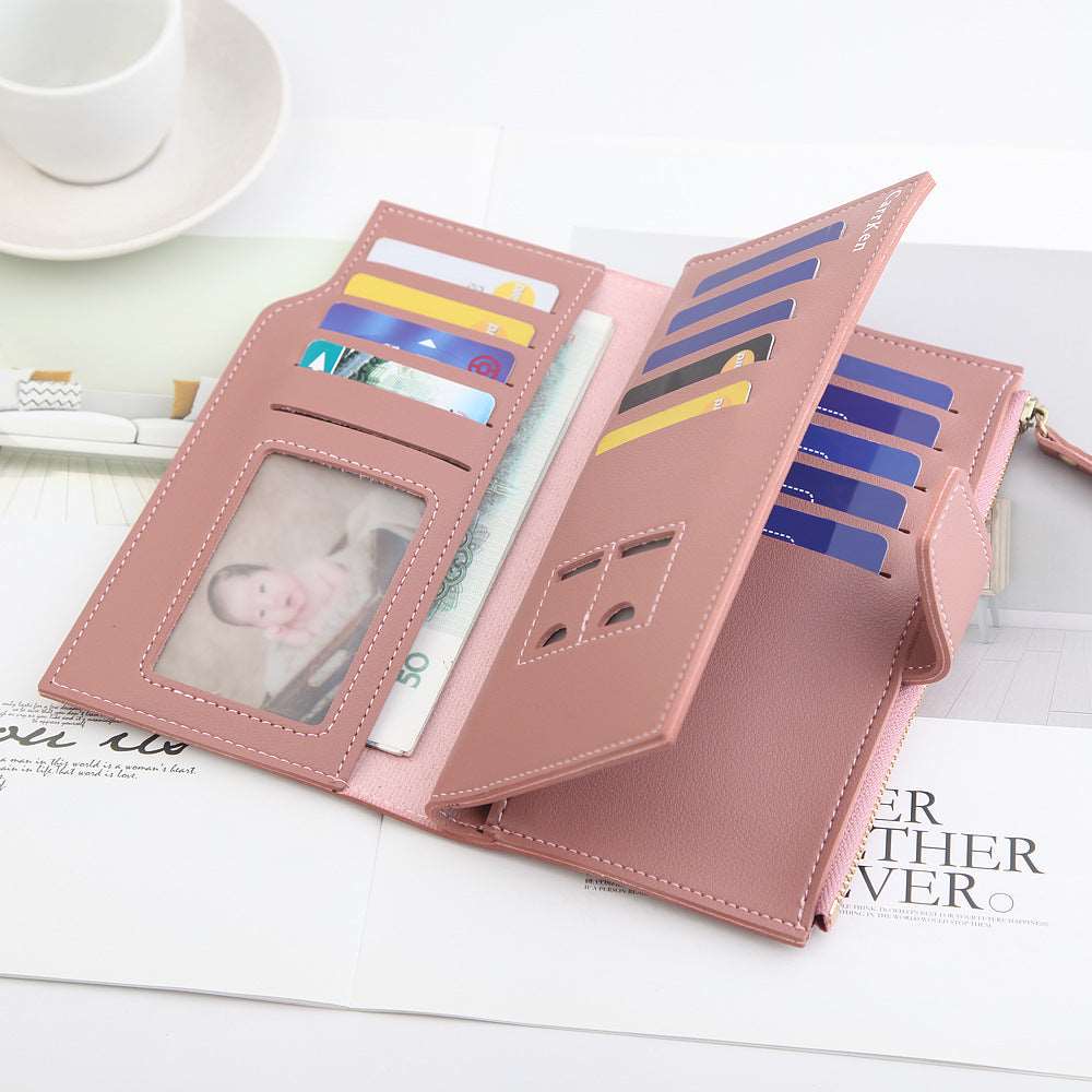 Women's Long Zipper Wallet  - By Qivii