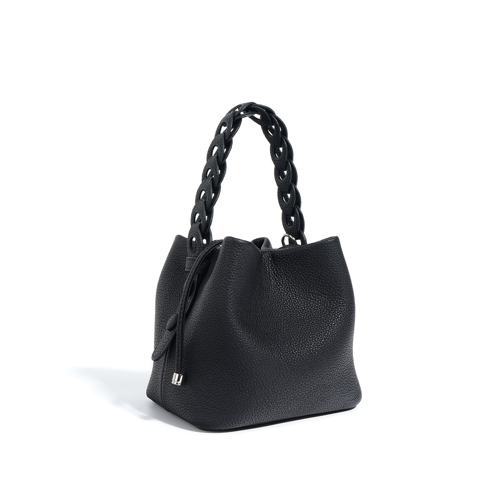 Women's Luxury Genuine Leather Bucket Bag Spring  - By Qivii