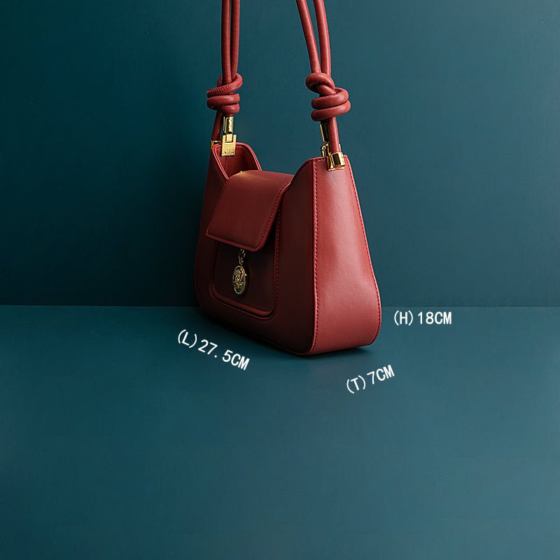 Women's Luxury Genuine Leather Underarm Shoulder Bag  - By Qivii