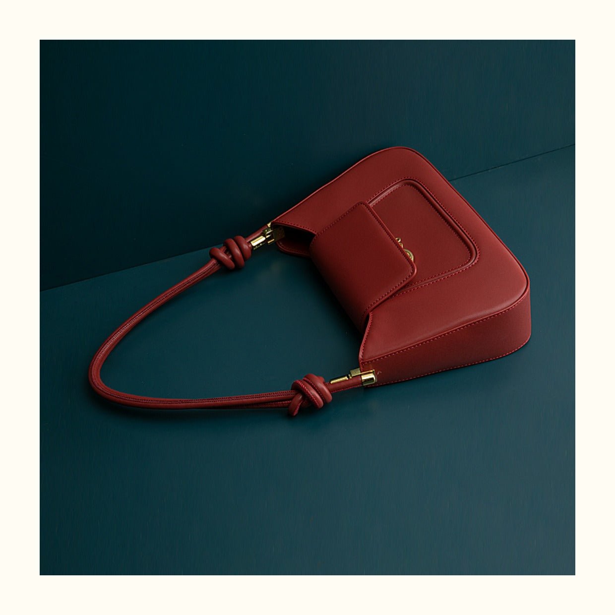 Women's Luxury Genuine Leather Underarm Shoulder Bag  - By Qivii