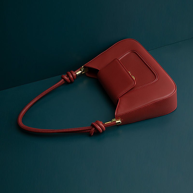 Women's Luxury Genuine Leather Underarm Shoulder Bag  - By Qivii
