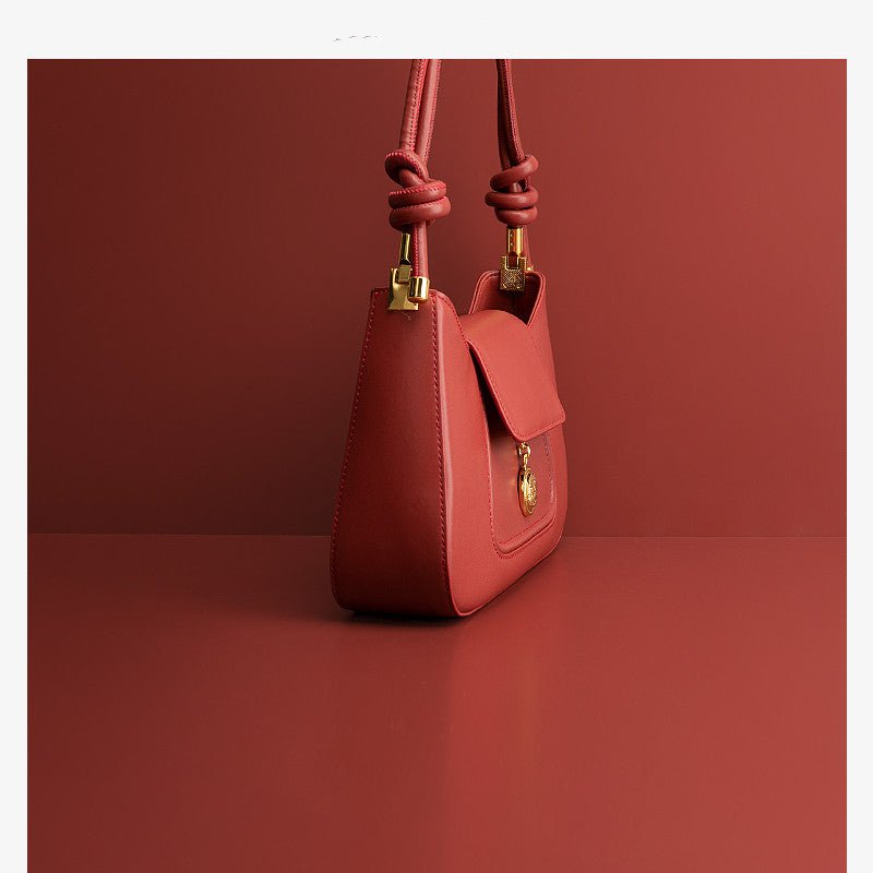 Women's Luxury Genuine Leather Underarm Shoulder Bag  - By Qivii